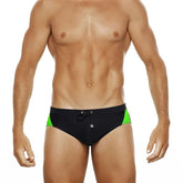 Summer Colorblock Fashion Swim Briefs